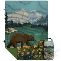 Cobertor de acampamento KawageBo Kamp Puffy 198x142 cm, leve