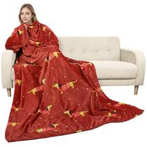 Cobertor de aconchego vestível Catalonia Xmas Dachshund Print Cobertor de aconchego vestível Catalonia Xmas Dachshund Print