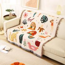 Cobertor de algodão de dupla face LumiSyne 160 x 130 cm