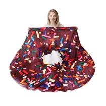 Cobertor de alimentos BATTILO HOME Novelty Coffee Glaceado Donut 180cm
