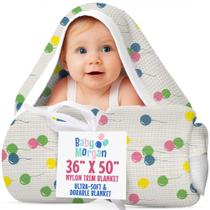 Cobertor de bebê Baby Morgan 91x127 cm Thermal Waffle Nylon Trim Cobertor de bebê Baby Morgan 91x127 cm Thermal Waffle Nylon Trim