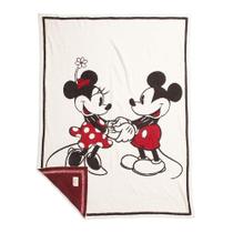 Cobertor de bebê Barefoot Dreams CozyChic Classic Disney Mickey & Minnie Mouse