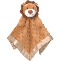Cobertor de bebê BEILIMU Lion 34 cm Soft Minky Satin Back