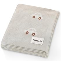 Cobertor de bebê Bleu La La Cars Pattern 91x81cm 100% algodão Cobertor de bebê Bleu La La Cars Pattern 91x81cm 100% algodão