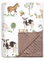 Cobertor de bebê BOPRIO 76x102 cm, macio e leve, design agrícola