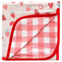 Cobertor de Bebê Copper Pearl - 3 Camadas, Estampa Morango (46x46cm) Cobertor de Bebê Copper Pearl - 3 Camadas, Estampa Morango (46x46cm)