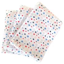 Cobertor de bebê, corpo saudável, da cabeça aos pés, estrelas de algodão orgânico