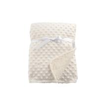 Cobertor de bebê, creme macio, tecido de alta qualidade
