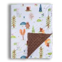 Cobertor de bebê Donsonny Forest Bear 76x102 cm Soft Minky