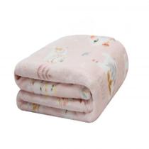 Cobertor de Bebe Estampado Flannel 90X1,10M Camesa Antialérgico