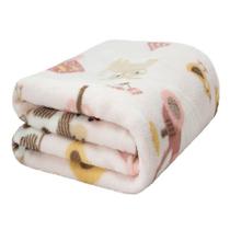 Cobertor de Bebe Estampado Microfibra Antialérgico Camesa 80X1,10m