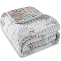 Cobertor de bebê HardNok 109x109 cm Soft Muslin Elephant Cobertor de bebê HardNok 109x109 cm Soft Muslin Elephant