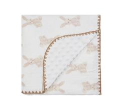 Cobertor de bebê HomeyHues 40x40 cm de dupla camada de algodão macio Cobertor de bebê HomeyHues 40x40 cm de dupla camada de algodão macio