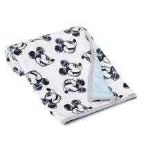 Cobertor de bebê Lambs & Ivy Disney Mickey Mouse azul/branco