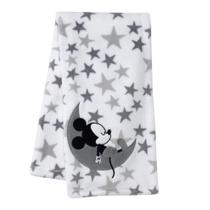 Cobertor de bebê Lambs & Ivy Mickey Mouse branco com estrelas 76x102cm