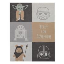 Cobertor de bebê Lambs & Ivy Star Wars The Force Knit Yoda 30x40cm Cobertor de bebê Lambs & Ivy Star Wars The Force Knit Yoda 30x40cm