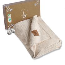 Cobertor de bebê Little Dedi de algodão orgânico 76x102 cm Earth Ivory Cobertor de bebê Little Dedi de algodão orgânico 76x102 cm Earth Ivory