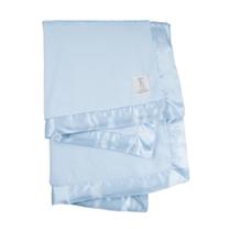 Cobertor de Bebê Little Giraffe Luxe Soft Azul - Acabamento em Cetim Cobertor de Bebê Little Giraffe Luxe Soft Azul - Acabamento em Cetim