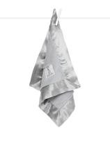 Cobertor de bebê Little Giraffe Luxe Soft com acabamento em cetim prateado Cobertor de bebê Little Giraffe Luxe Soft com acabamento em cetim prateado