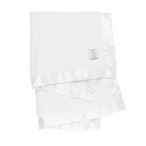 Cobertor de bebê Little Giraffe Satin Trim 74x89 cm creme