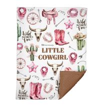 Cobertor de bebê locobird Cowgirl Western 76x102 cm Soft Warm