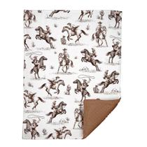Cobertor de bebê locobird Western Cowboy 76x102 cm Soft Warm