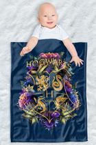 Cobertor de bebê LOGOVISION Harry Potter Hogwarts 75x100cm