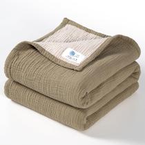 Cobertor de bebê lulumoon 120x120 cm de musselina de algodão reversível Cobertor de bebê lulumoon 120x120 cm de musselina de algodão reversível