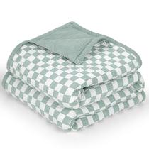 Cobertor de bebê lulumoon Muslin 100% algodão leve Cobertor de bebê lulumoon Muslin 100% algodão leve
