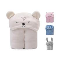 Cobertor de Bebe Microfibra Com Capuz Manta 110cmx85cx - Papi Textil