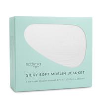 Cobertor de bebê Natemia Muslin Organic 47x47cm para meninas e meninos
