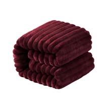 Cobertor de bebê NTBAY de flanela de pelúcia de tamanho grande, vinho tinto, 130 x 150 cm Cobertor de bebê NTBAY de flanela de pelúcia de tamanho grande, vinho tinto, 130 x 150 cm