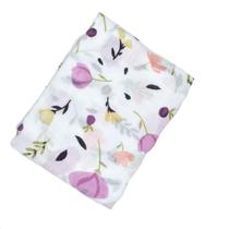 Cobertor de bebê Outeck Floral Swaddle Receiving Muslin 120x120cm Cobertor de bebê Outeck Floral Swaddle Receiving Muslin 120x120cm