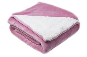 Cobertor De Bebe Para Berço Menina Rosa 1,10x90Cm Sultan