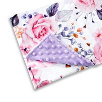 Cobertor de bebê Pea Pod Floral Minky 76 cm x 102 cm para menino/menina Cobertor de bebê Pea Pod Floral Minky 76 cm x 102 cm para menino/menina