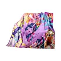 Cobertor De Bebê Plush 3D Impresso Super Macio E Quente Com Estampa De Pônei Para Crianças, Capa De