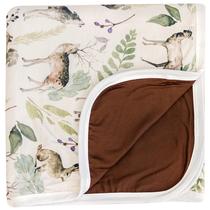 Cobertor de bebê Pobibaby Pobi Baby Soft Neutral Wildlife Animal Cobertor de bebê Pobibaby Pobi Baby Soft Neutral Wildlife Animal
