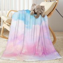 Cobertor de bebê SUPLUCHOM Azul Pastel Rosa 76x102cm Poliéster Cobertor de bebê SUPLUCHOM Azul Pastel Rosa 76x102cm Poliéster