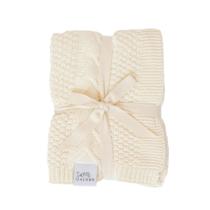 Cobertor de bebê Sweet Acorn Knit de algodão orgânico com padrão elegante Cobertor de bebê Sweet Acorn Knit de algodão orgânico com padrão elegante