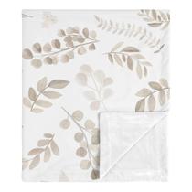 Cobertor de bebê Sweet Jojo Designs Floral Leaf Ivory Cream Cobertor de bebê Sweet Jojo Designs Floral Leaf Ivory Cream