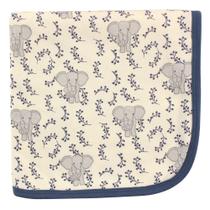 Cobertor de bebê Touched by Nature Organic Cotton Swaddle Blue