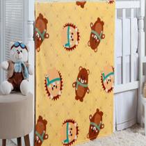 Cobertor De Berço King Etruria Flannel Kids Fluffy 110X150