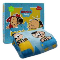 Cobertor De Berço Pelo Alto Turma da Mônica Antialérgico 90x1,10m Jolitex Ternille