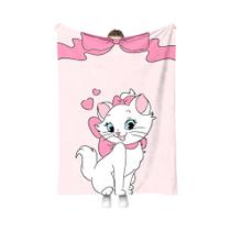 Cobertor De Cama Com Estampa De Gato Anime, Colcha De Verão, Cobertura Para Sofá, Decoração Para