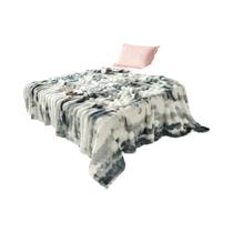 Cobertor De Cama Macio E Quente De Pelo Sintético De Coelho, Versátil Para Todas as Estações, Manta