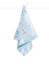 Cobertor de carrinho de bebê Little Giraffe Chenille Satin Blue Cobertor de carrinho de bebê Little Giraffe Chenille Satin Blue