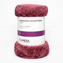 Cobertor de Casal Manta em Microfibra Antialérgico 1,8x2,2m Camesa
