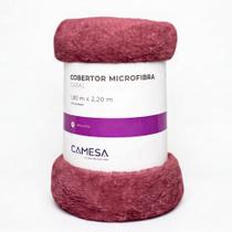 Cobertor de Casal Manta em Microfibra Antialérgico 1,8x2,2m Camesa