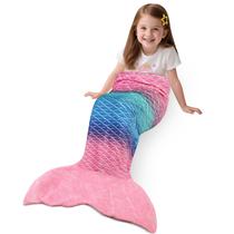 Cobertor de cauda de sereia Catalonia Toddlers, flanela supermacia Cobertor de cauda de sereia Catalonia Toddlers, flanela supermacia