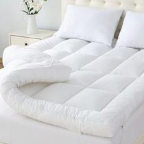 Cobertor de colchão de espuma viscoelástica WhatsBedding King de 5 polegadas Cobertor de colchão de espuma viscoelástica WhatsBedding King de 5 polegadas